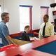 Vince Gilligan (left), Bob Odenkirk, Giancarlo Esposito (Photo: Michele K. Short/AMC/Sony Pictures Television)